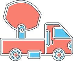 Cement Truck Vector Icon