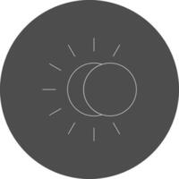 Eclipse Creative Icon Design vector