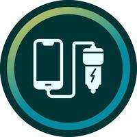 Car phone charging Vector Icon