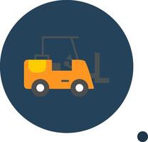 Forklift Vector Icon