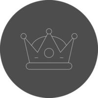 diseño de icono creativo de corona vector