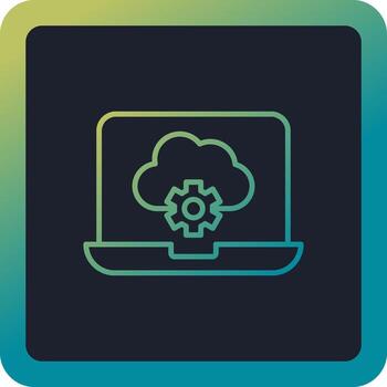 Cloud Computing Vector Icon