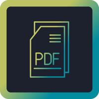 Pdf File Vector Icon