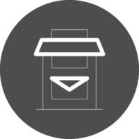 Postbox Creative Icon Design vector