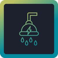 Power Shower Vector Icon