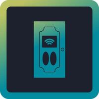 Smart Door Vector Icon