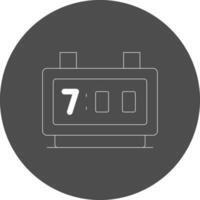 Digital Clock Creative Icon Design vector