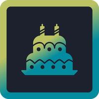 Birthday cake Vector Icon