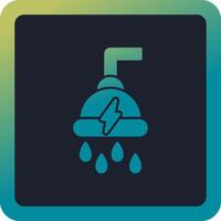 Power Shower Vector Icon