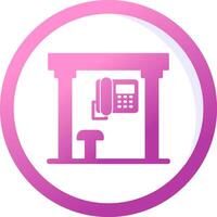 Telephone Box Vector Icon