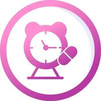 hora cápsula vector icono