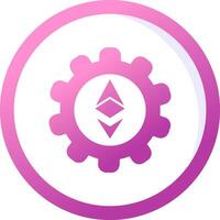 Ethereum Setting Vector Icon