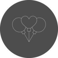 diseño de icono creativo de globo vector