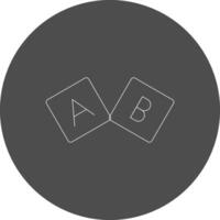 Abc Block Creative Icon Design vector