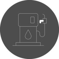 diseño de icono creativo de gasolinera vector