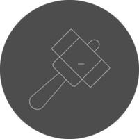 Hammer Creative Icon Design vector