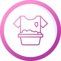 Washing Clothes Vector Icon