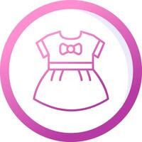 Baby Girls Dress Vector Icon