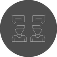 Conversation Creative Icon Design vector