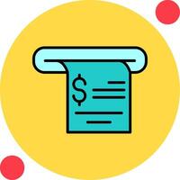 Receipt Vector Icon