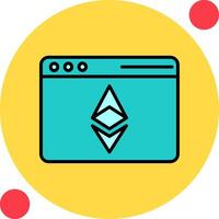Ethereum Browser Vector Icon