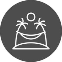 Hammock Creative Icon Design vector