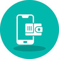 Mobile Wallet Vector Icon