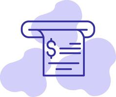 Receipt Vector Icon