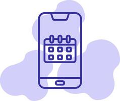 Smartphone Calendar Vector Icon