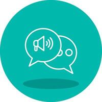 Marketing Conversation Vector Icon