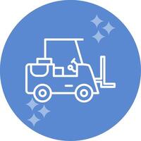 Forklift Vector Icon