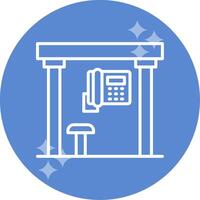 Telephone Box Vector Icon