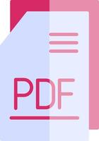 Pdf File Vector Icon