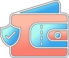 Wallet Secure Vector Icon