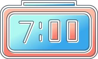 Digital Clock Vector Icon