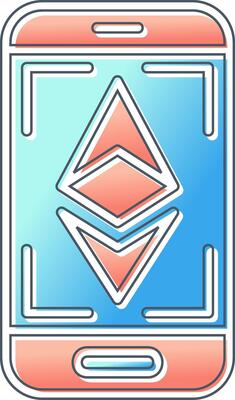 Ethereum Scan Vector Icon