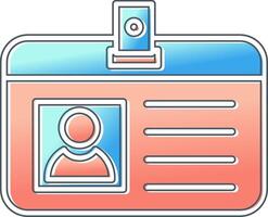 Identification Card Vector Icon