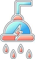 Power Shower Vector Icon