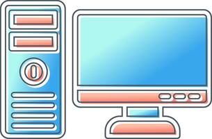 Computer Vector Icon
