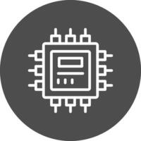 diseño de icono creativo de cpu vector