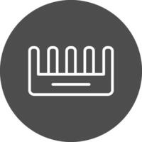 Comb Creative Icon Design vector