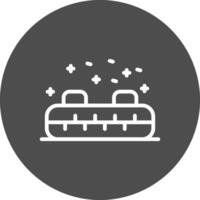 Inflatable Sled Creative Icon Design vector