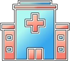 Hospital Building Vector Icon