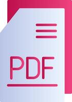 Pdf File Vector Icon