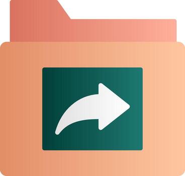 Folder Share Vector Icon