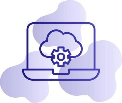 Cloud Computing Vector Icon