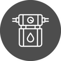 Water Filter Creative Icon Design vector