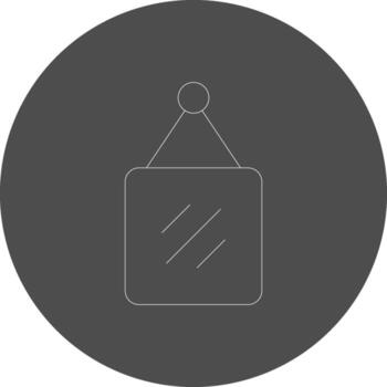 Mirror Creative Icon Design vector