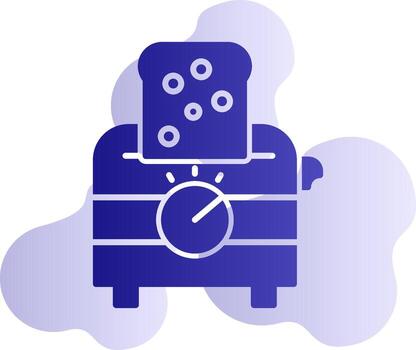 icono de vector de tostadora
