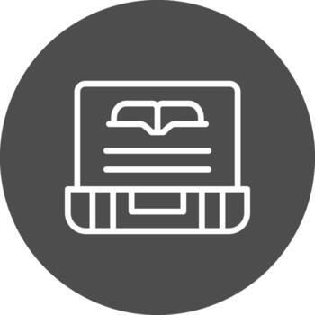 Elearning Creative Icon Design vector